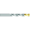 7/32 Inch Dia. x 6 mm Shank x 44 mm Flute Length x 82 mm OAL - 5xD - 140° - TiAlN - 2 Flute - External Coolant - DIN 6535 HA Solid Carbide Drill - ID: PT410624371