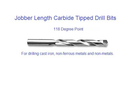 .1100 Inch (#35) TYPE 2601 JOBBERS LENGTH 118 DEGREE POINT - Solid Carbide  - ID: 1072-360235