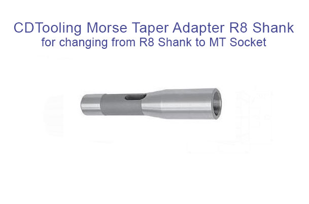 Milling Mach Adapter R8 to MT3 - ID: 640-7-115-010