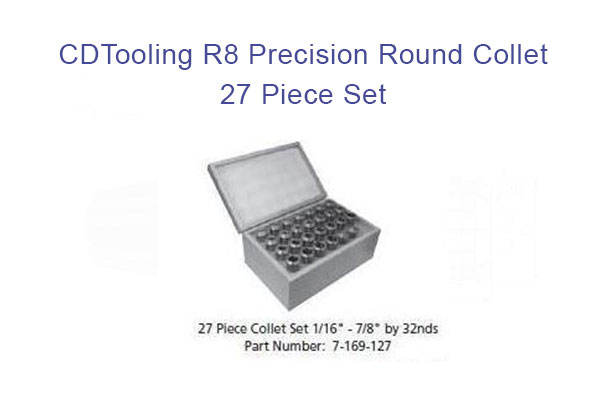 R8 Spring Collet Set27pc1/16-7/8in Rnd - ID: 640-8-708-8127