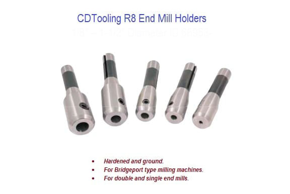 1/8 INCH R8 END MILL HOLDER - ID: 66953-3900-0100