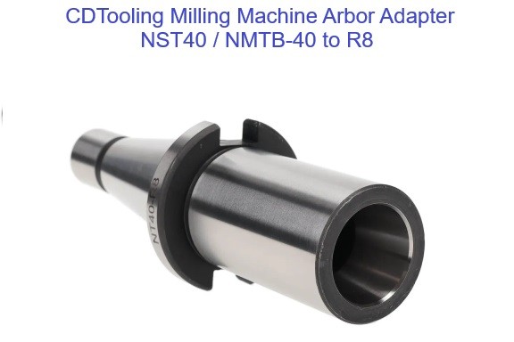 NST40 - NMTB-40 to R8 Milling Machine Arbor Adapter ID 347618-214-7594