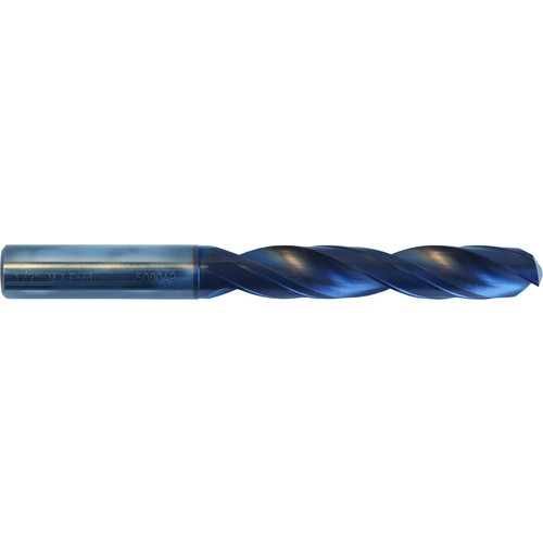27/64 Inch Dia. x 7/16 Inch Shank x 2.8 Inch Flute Length x 4.65 Inch OAL - 2xD Flute - Solid Carbide Drill - ID: AX2806575