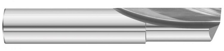 0.5 Inch( 1/2) Dia x 0.5 Shank x 1 Flute x 3 OAL - Straight - Right-Hand Cut Square-End Router- 1 Flute - Uncoated - Solid Carbide - ID: 494023-39127