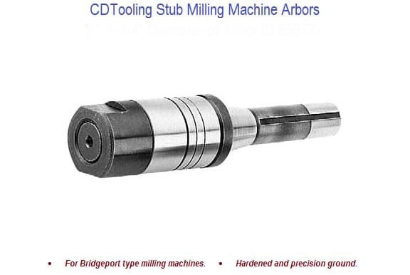 1 INCH R8 STUB MILLING MACHINE ARBOR - ID: 85677-3900-0110